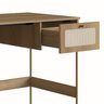 Escrivaninha 2 Gavetas 139cm Palhinha Pé Metal Oslo  - 8
