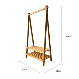 Arara para Roupas Slim Gr 160a X 85l X 44p em Madeira de Pinus Cubomob Mel - 2