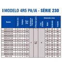 Ver imagem 2 de Bomba Submersa Leão 4r5pa-18 3 Cv Trifásica 220v Trifásico