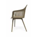 Ver imagem 2 de Cadeira Marcela com Assento Estofado em Linho Nude