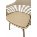 Ver imagem 5 de Cadeira Marcela com Assento Estofado em Linho Nude