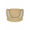 Ver imagem 4 de Cadeira Marcela com Assento Estofado em Linho Nude