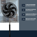 Ver imagem 3 de Ventilador de Coluna de Chão Turbo Vento Forte 3 Velocidades