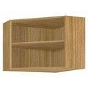 Ver imagem 3 de Armário Aéreo Ametista Canto Oblíquo Freijó Gris - Kits Paraná