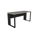 Ver imagem 3 de Mesa Escrivaninha P/ Estudos Pé Metal 150cm X 60cm F5 Office