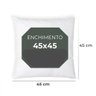 Kit 4 Refil de Almofadas Macio 45x45 em Espuma - 3