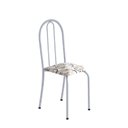 Ver imagem 5 de Conjunto de Mesa Tubular 70x70cm Tampo em Granito com 4 Cadeiras Ane B Branco/Arabesco/Martelado Pérola/Ocre