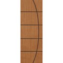 Ver imagem 1 de Porta Frisada Angelim Arch Wood 4 Frisos