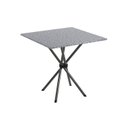 Ver imagem 4 de Conjunto de Mesa Tubular 70x70cm Tampo em Granito com 4 Cadeiras Ane B Cinza/Paraopeba/Mart Prata/Ocre