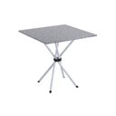 Ver imagem 4 de Conjunto de Mesa Tubular 70x70cm Tampo em Granito com 4 Cadeiras Ane B 