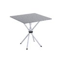 Ver imagem 4 de Conjunto de Mesa Tubular 70x70cm Tampo em Granito com 4 Cadeiras Ane B Branco/Paraopeba/Mart Pérola/Ocre