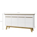 Ver imagem 6 de Aparador Buffet Opala Cinamomo com Branco - Bechara