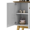 Ver imagem 5 de Aparador Buffet Opala Cinamomo com Branco - Bechara