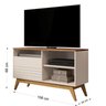 Rack para TV de até 42 Polegadas Pés em Madeira Maciça Fênix Wood - 3