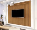 Ver imagem 1 de Painel Vênus Ripado 1.8 x 2.2 p/ TV até 75'' Nature - Giga Móveis