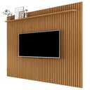 Ver imagem 2 de Painel Vênus Ripado 1.8 x 2.2 p/ TV até 75'' Nature - Giga Móveis