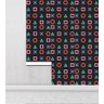 Papel de Parede Infantil Botoes do Playstation com Fundo Preto - 3