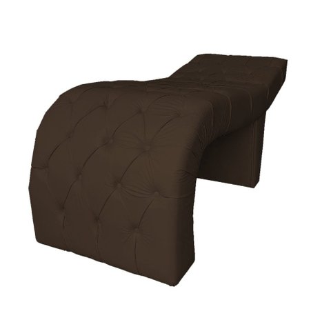 Maca Ana Estética Capitone Corino 80 Cm Slk Decor Opala Marrom