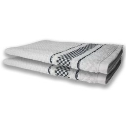 5 Panos de Prato Atoalhado Felpudo 370g/m² Premium Preto - 2