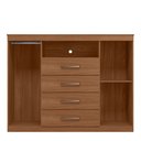 Ver imagem 4 de Cômoda para Quarto 2 Portas 4 Gavetas 1 Nicho Master