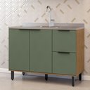 Ver imagem 2 de Balcão para Cozinha 2 Portas 3 Gavetas Toscana Espresso Móveis