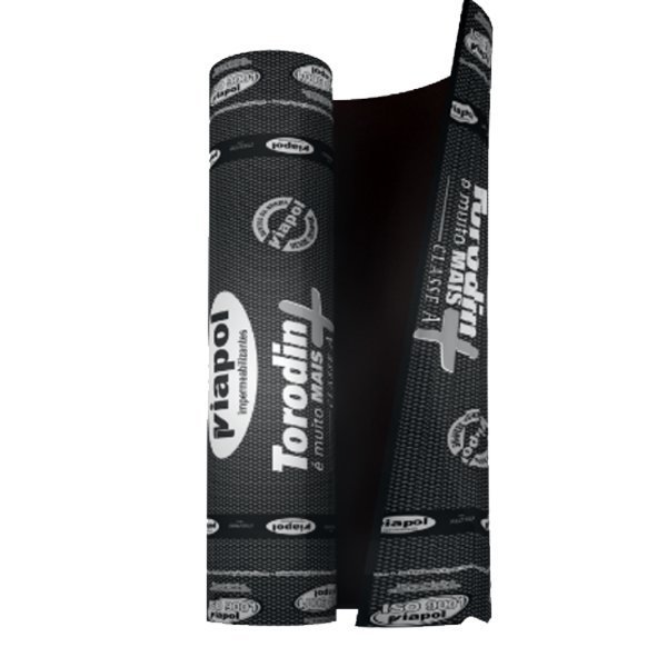 Manta Asfáltica Torodin Viapol 4mm Tipo 3 VIAPOL - Dimensão: 1mx10m - 1