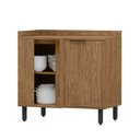 Ver imagem 2 de Balcão Para Cozinha Canto Reto Toscana Espresso Móveis