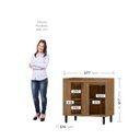 Ver imagem 4 de Balcão Para Cozinha Canto Reto Toscana Espresso Móveis