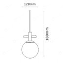 Ver imagem 3 de Pendente Luna Sphere 18cm Led 6w 3 em 1 Bivolt
