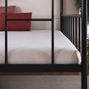 Ver imagem 3 de Beliche Queen/queen em Ferro - Margarida:preto