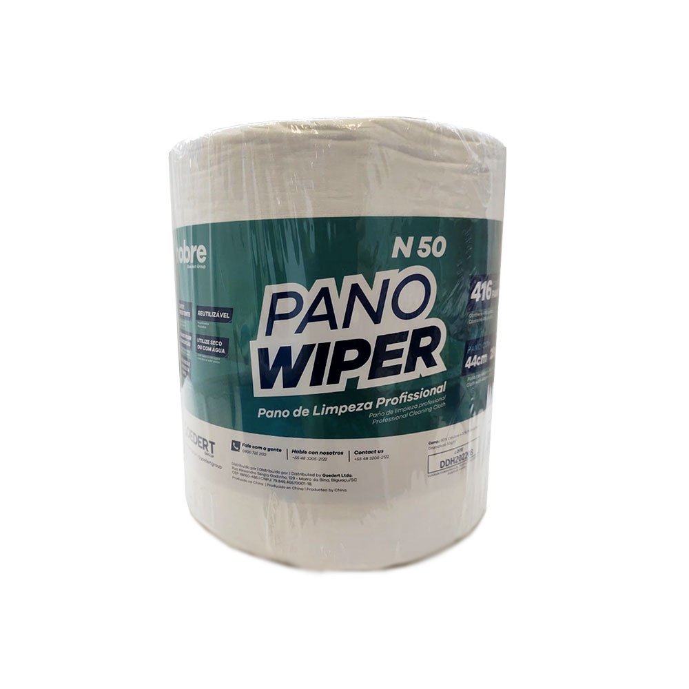 Pano Wiper N50 limpeza profissional – branco – Nobre - 1