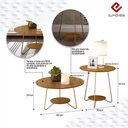 Ver imagem 2 de Conjunto Mesa de Centro Liz Freijo