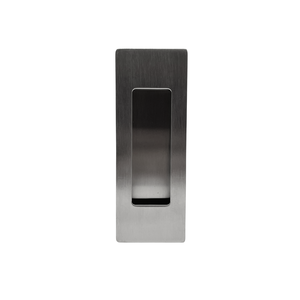 Puxador Concha de Embutir para Porta Inox Escovado 15cm