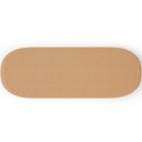 Ver imagem 6 de Kit 02 Puffs Decorativos Orgânicos para Living Quarto 140cm Doha W01 Bouclê Mostarda - Lyam Decor