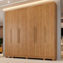 Ver imagem 2 de Guarda Roupa Atlanta 6 Portas 6 Gavetas 12 Prateleiras - Benetil