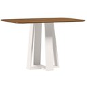 Ver imagem 1 de Mesa de Jantar Rubi 120x80 cm Off White Cinamomo - New Ceval