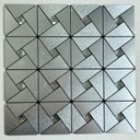 Ver imagem 1 de Pastilha de Metal Autocolante de 29cm x 29cm Rende Glass Mosaic