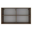 Ver imagem 7 de Armário Aéreo Glamy 120Cm 2 Portas com Vidro Rustic Madesa