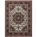 Ver imagem 1 de Tapete Herat Ruby 1,50x2,00m São Carlos Tipo Persa Vermelho Clássico