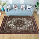 Ver imagem 3 de Tapete Herat Ruby 1,50x2,00m São Carlos Tipo Persa Vermelho Clássico