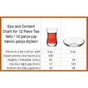 Ver imagem 2 de Xicaras de Cha Turca / Busem Ouro - 12 Peças - 7558