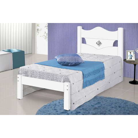 Cama Solt. Julia Bco/azul/rosa/lilás C/ Colchão - Carmolar