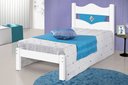 Ver imagem 2 de Cama Solt. Julia Bco/azul/rosa/lilás C/ Colchão - Carmolar