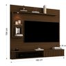 Painel Para TVs até 50 Polegadas Allune Wood Ripado Giga Móveis - 3