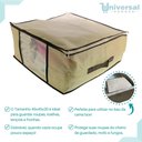 Ver imagem 4 de Kit 12 Caixa Organizadora Roupas Multiuso Toalha Lençóis Roupa De Cama Em TNT Dobrável 45x45x20cm