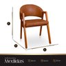 Kit 2 Poltrona Cadeira para Sala Madeira Maciça Kora - 6