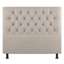 Ver imagem 5 de Cabeceira Cama Box Casal Nice 140cm Linho Bege - Desk Design