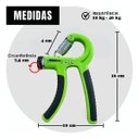 Ver mais imagens de Hand Grip Fortalecedor de Mãos e Punhos Treino Fisioterapia Verde