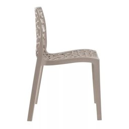 Kit 4 Cadeiras Gruvyer Design Moderno em Polipropileno - Para Sala de Jantar, Área Gourmet, Varanda  - 5
