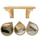 Ver imagem 3 de Kit 5 Prateleiras Multiuso 28 Cm + Mão Francesa Natural